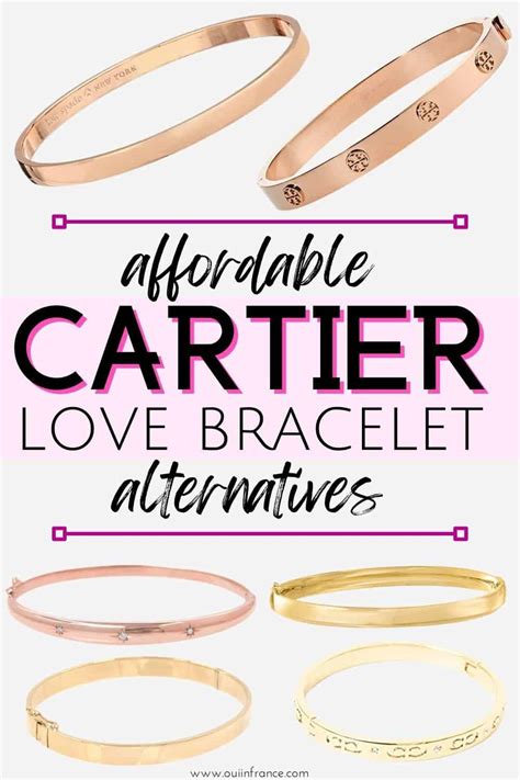 cartier love bracelt dupe|alternatives to cartier love bracelet.